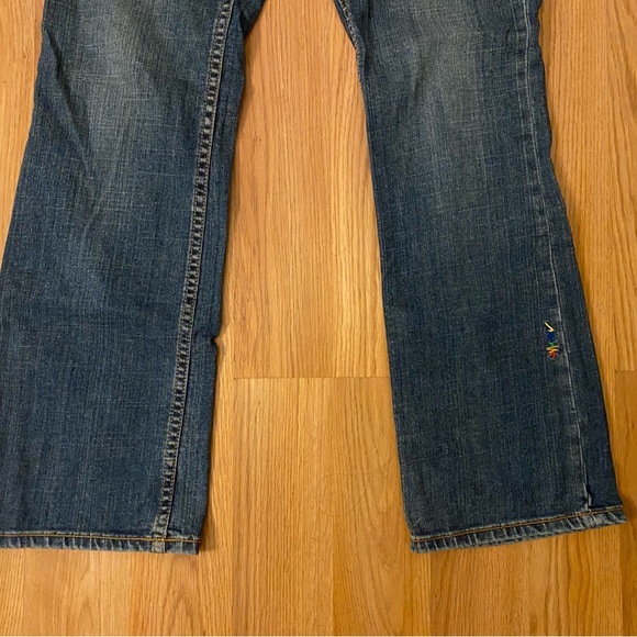 COOGI Australia Y2K Rainbow Embroidered Low-Rise Jeans 5/6 - Picture 4 of 7